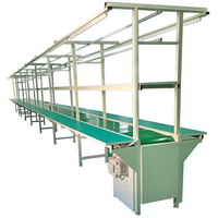 ESD Belt Conveyor With Workbench For Assembly | SZTech-SMT